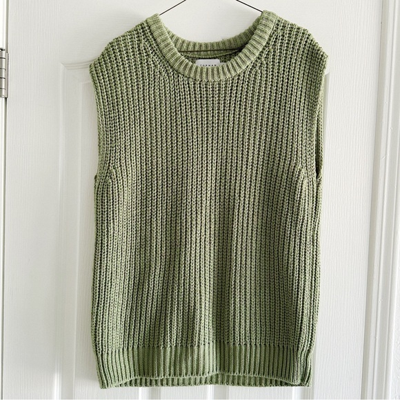 Topman Other - TOPMAN Light Green Sleeveless Knit Sleeveless Shirt Size Medium